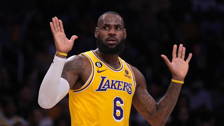 LeBron James' Shoes Grab Attention at Lakers Game